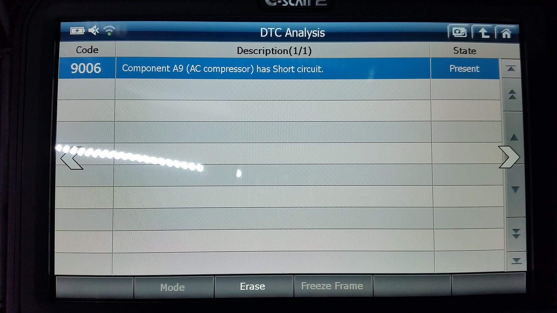 Mercedes DTC 9006 Compressor A9 ( AC Compressor ) has short circuit  | Atmechanical | Perth, WA